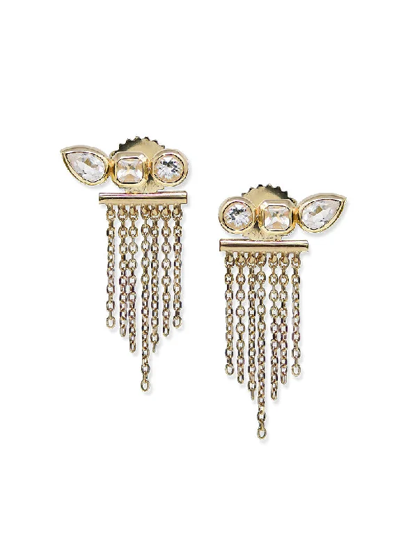 Cléo Jaeda Triple Crawler Fringe Earring