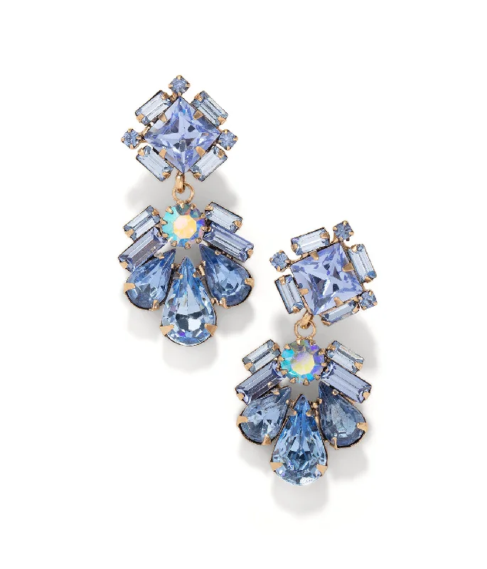 Eugenie Earrings in Light Sapphire