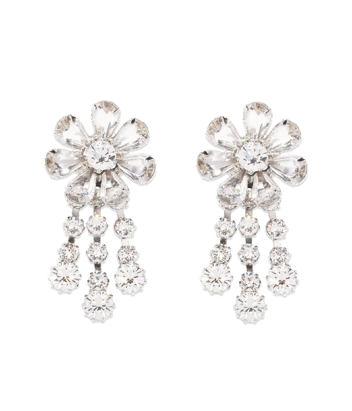 Frances Earrings in Crystal