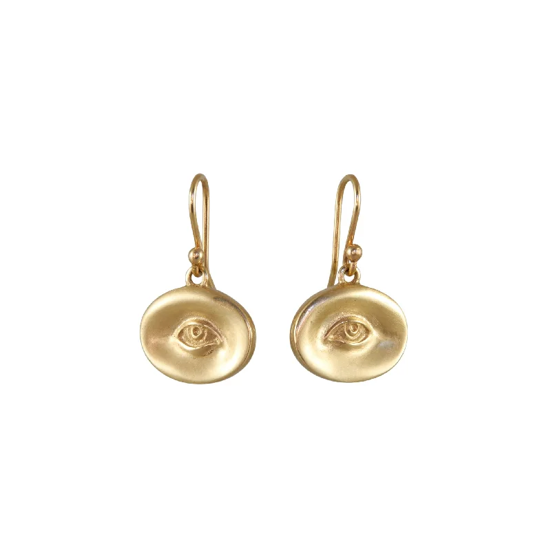 Gabriella Kiss Pair of 14k Small Eye Earrings