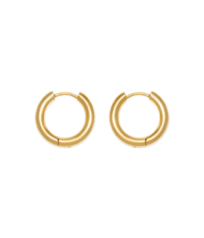 Huggie Hoops in Gold