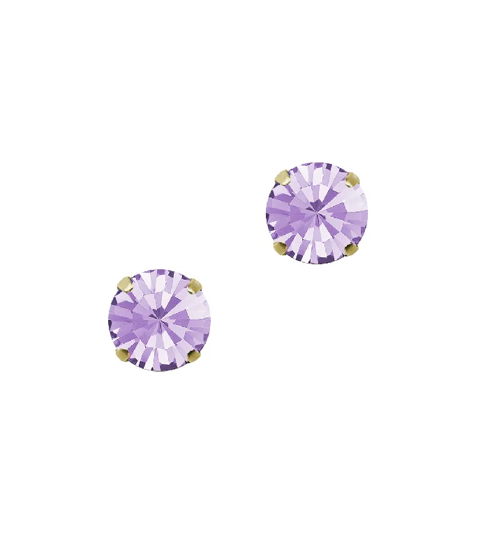 Kaylee Studs in Violet