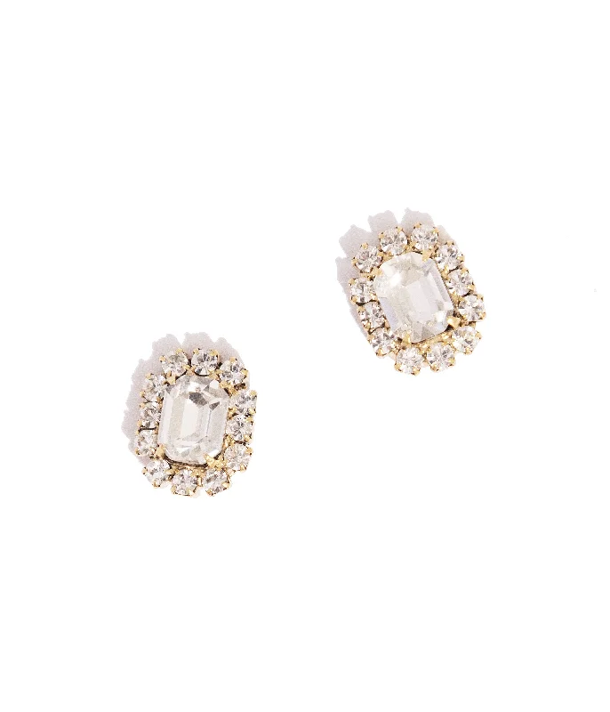 Tati Studs in Crystal