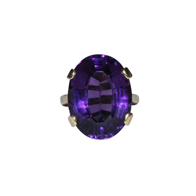 Amethyst Cocktail Ring