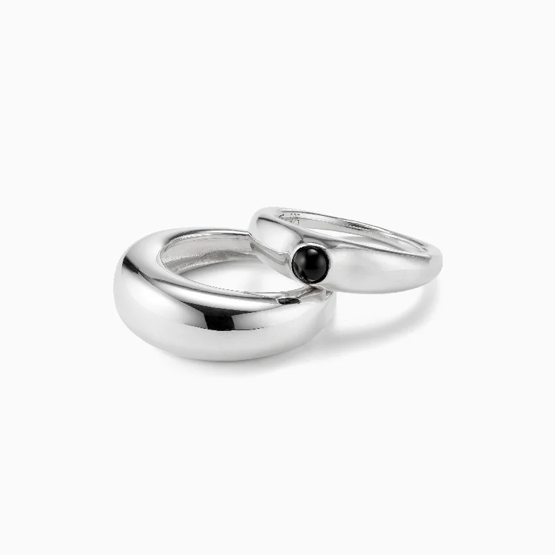 Cara Domed Ring Set