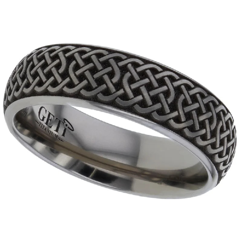 Celtic Titanium Ring - 2204-CLK8