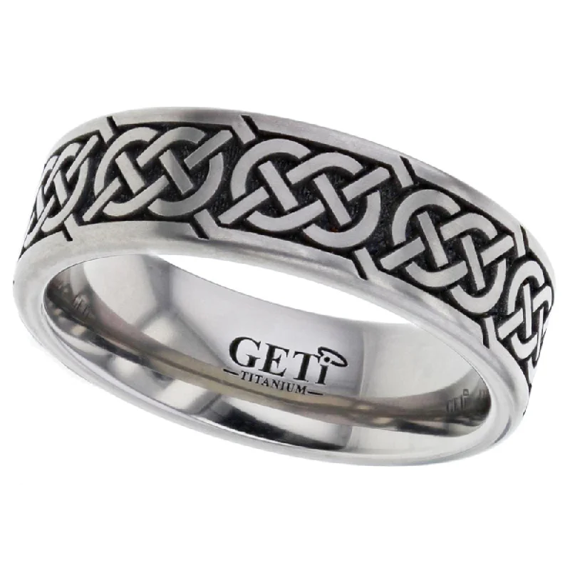 Celtic Titanium Ring - 2226-CLK7