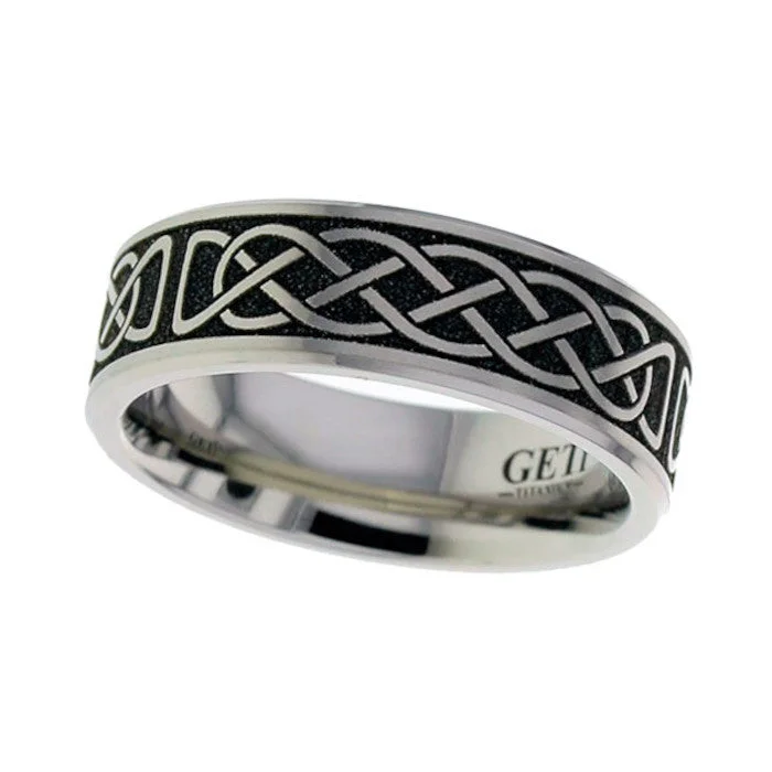 Celtic Titanium Ring - 2226CH-CW1