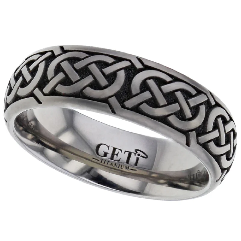 Celtic Titanium Ring - 2204-CLK7