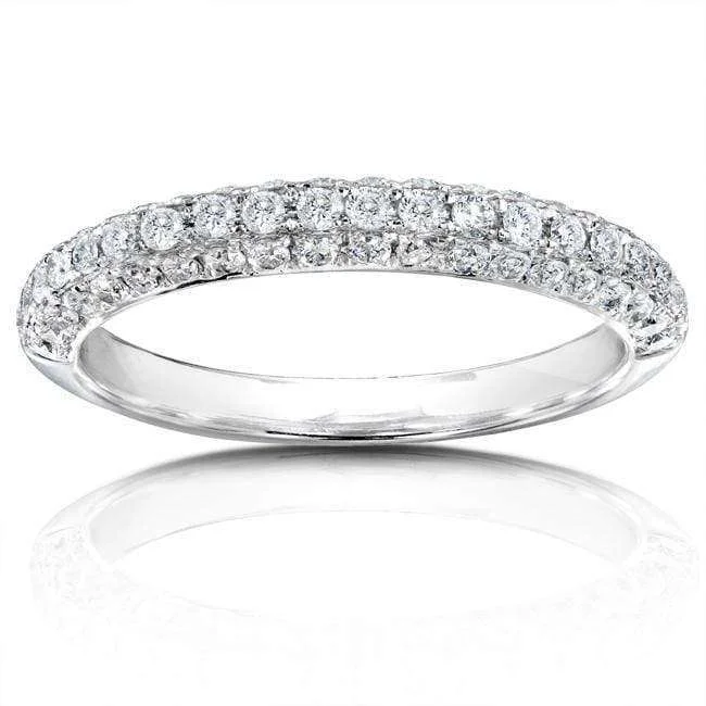 Diamond Band 1/2 carat (ctw) in 14K White Gold