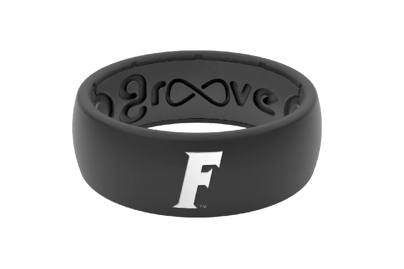 College Florida Black Logo Ring