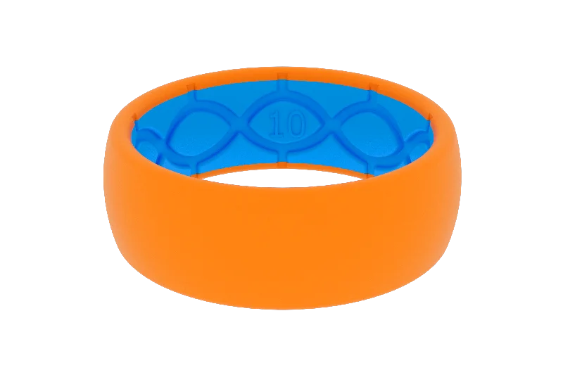 Solid Blaze Orange Ring