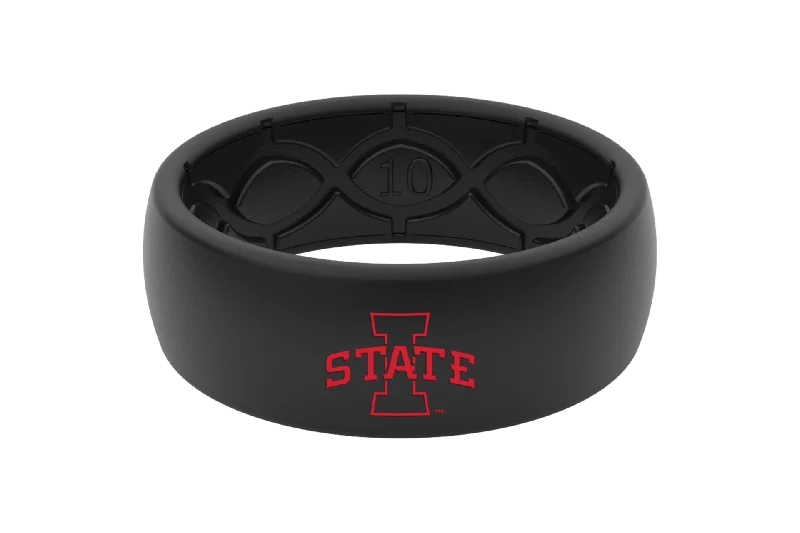 College Iowa State Black & Color Ring