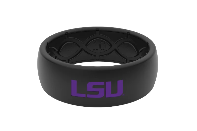 College LSU Black & Color Ring