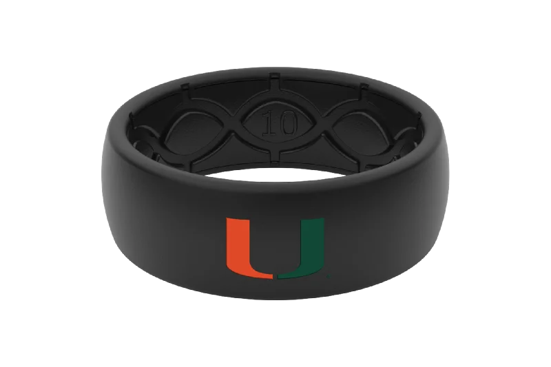 College Miami Black & Color Ring