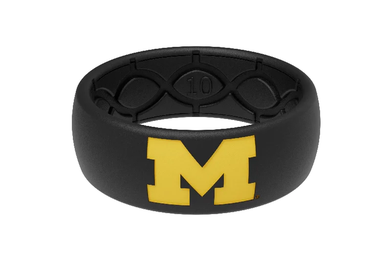 Original College Michigan Black/Black Yellow Logo Ring