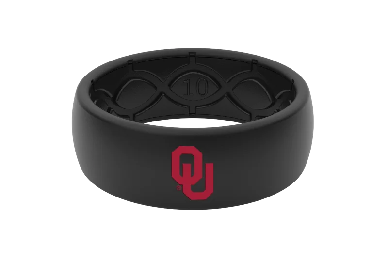 College Oklahoma Black & Color Ring