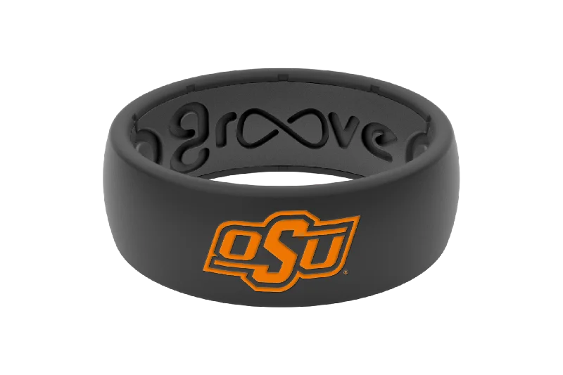 College Oklahoma State Black & Color Ring