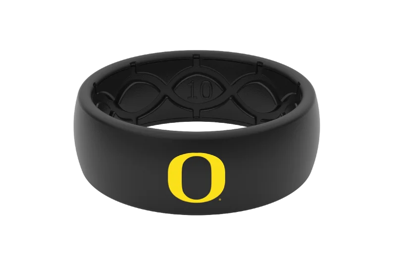 College Oregon Black & Color Ring