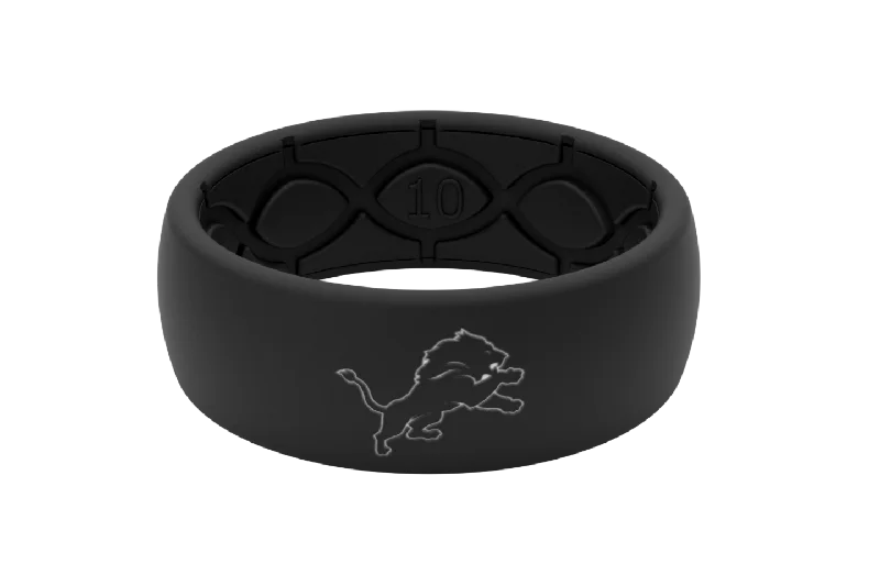 NFL Detroit Lions Black Ring