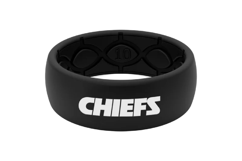 NFL Kansas City Chiefs Black Ring