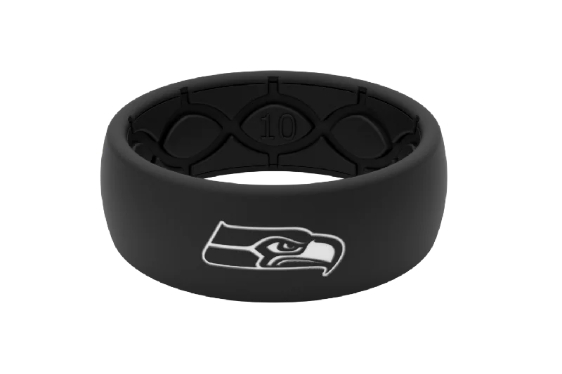 NFL Seattle Seahawks Black Ring