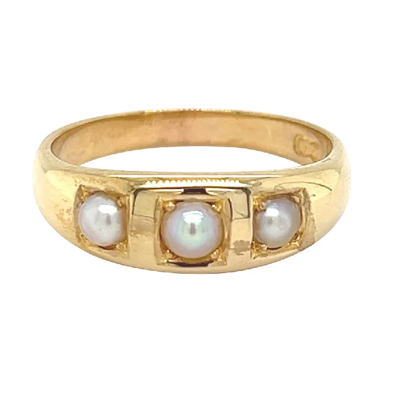 Pearl Gold Band