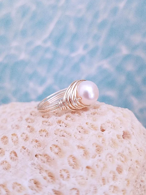 Freshwater Pearl Ring - Made to order