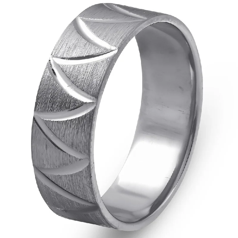 Pompeii3 10k Black Gold Mens Wedding Band