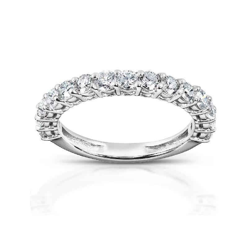 Round Diamond Band 1 carat (ctw) in 14kt White Gold