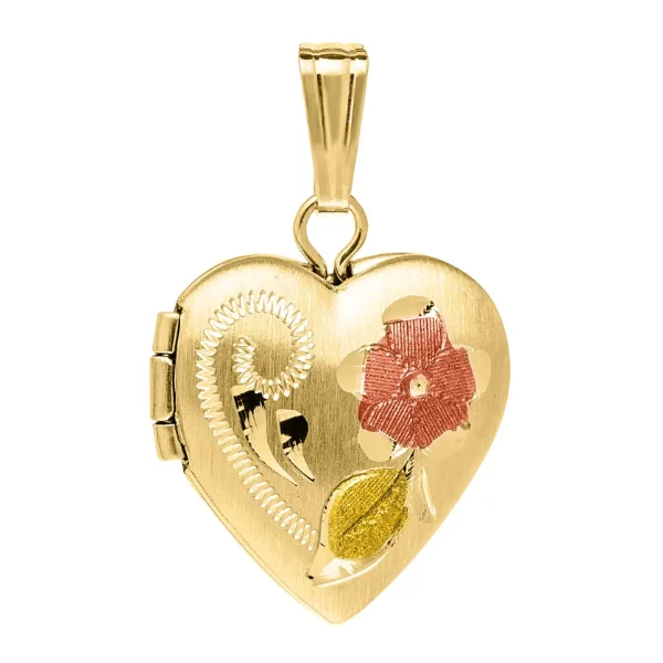 14K Gold Filled Children's Heart Locket