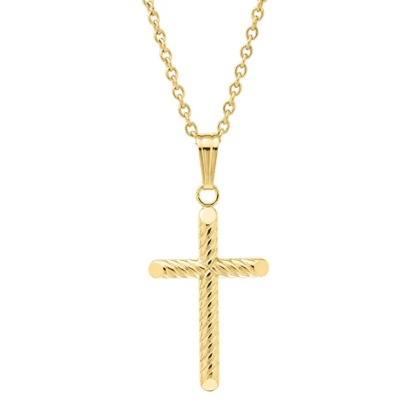 14K Gold Filled Children's Cross Necklace