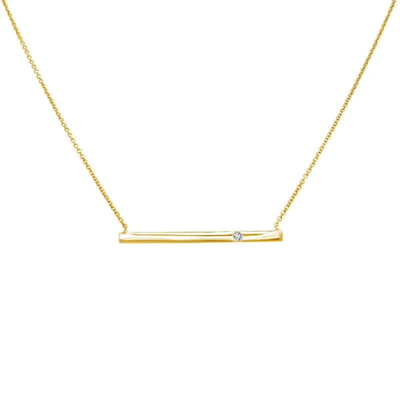 Gold Bar Necklace