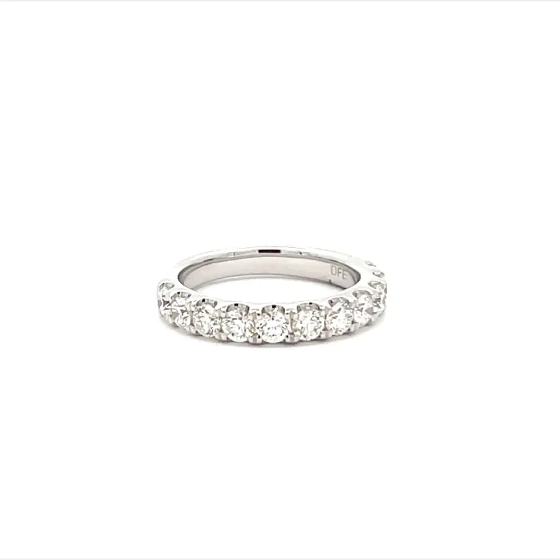 Diamond Half-Way Wedding Band