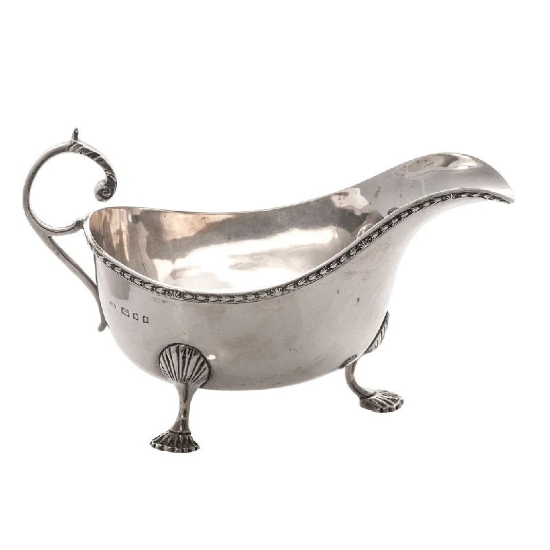 Estate Sterling Silver Gravy Sauce Boat