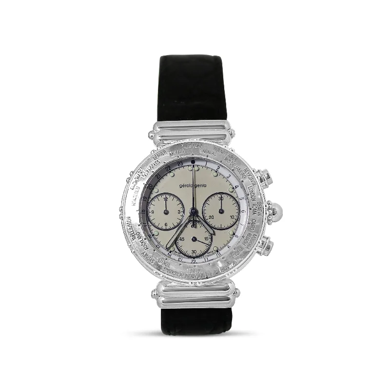 GERALD GENTA CHRONOGRAPH WORLD TIMER