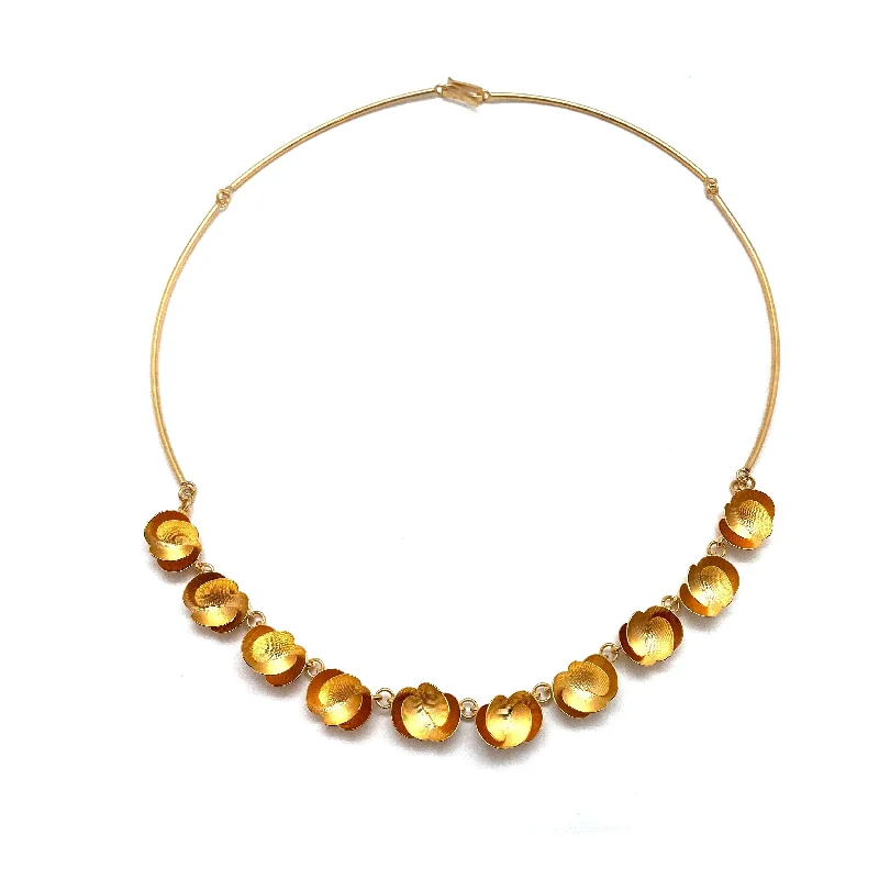 Gold Blossoms Necklace