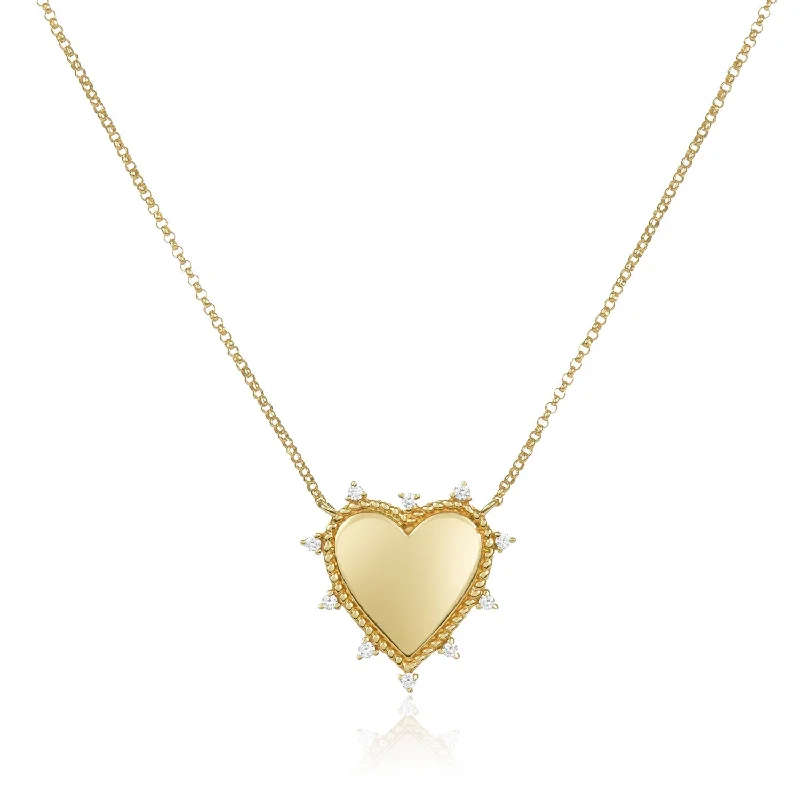 Gold Heart Necklace