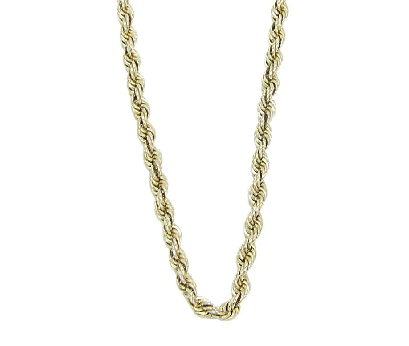 GOLD ROPE CHAIN NECKLACE