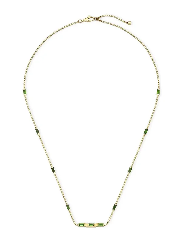 GUCCI LINK TO LOVE TOURMALINE NECKLACE