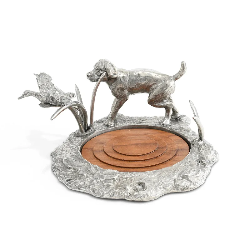 Labrador Retriever & Duck Wine Coaster