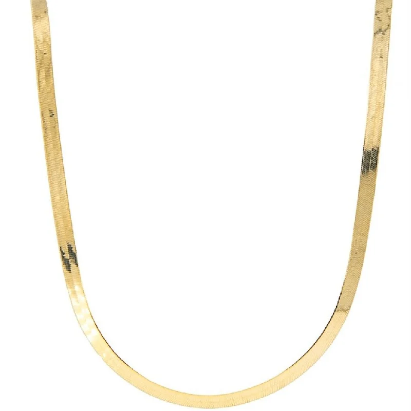 Herringbone Gold Necklace