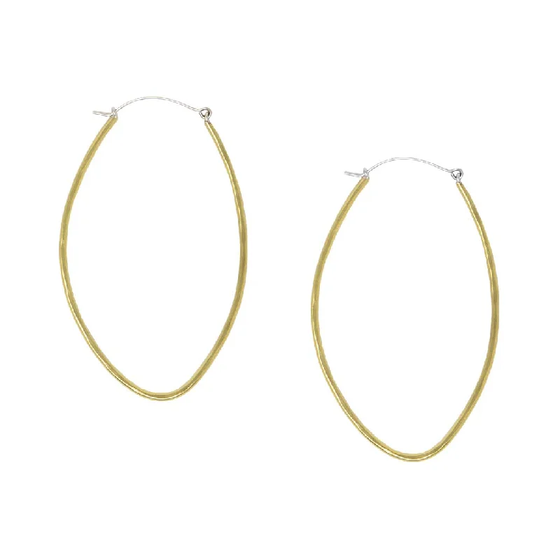 Mango Brass Hoops