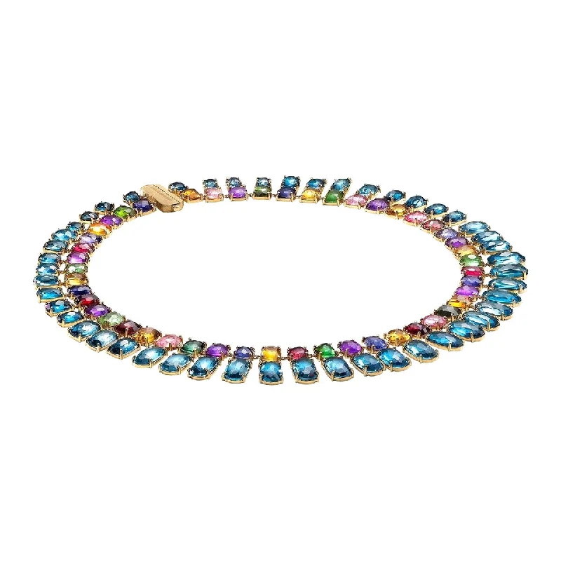 Marco Bicego Murano Statement Gemstone Collar Necklace