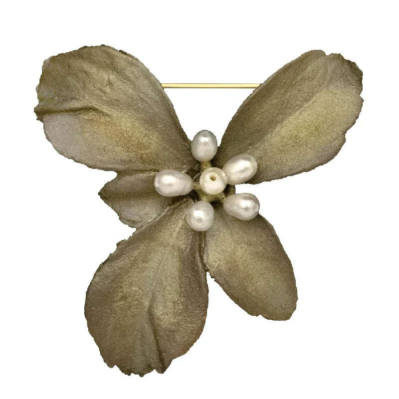 Pachysandra Bronze Brooch