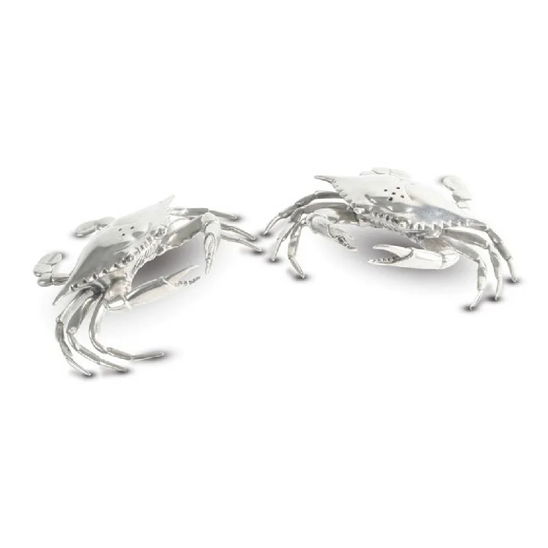 Pewter Blue Crab Salt & Pepper Shaker Set