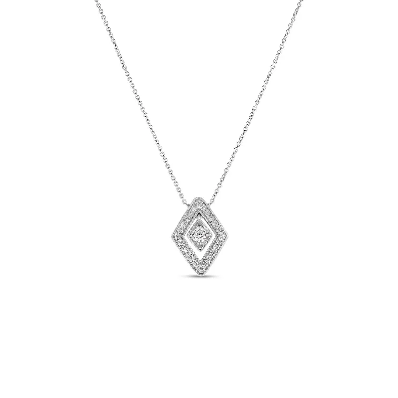 Roberto Coin Diamante Small Diamond Necklace