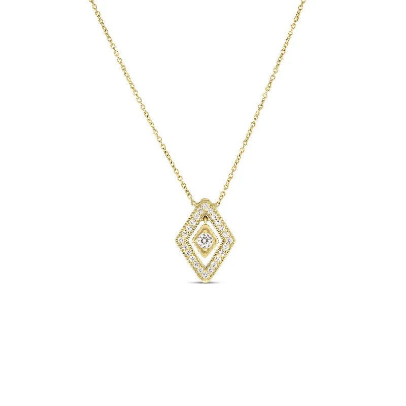 Roberto Coin Diamante Small Diamond Necklace