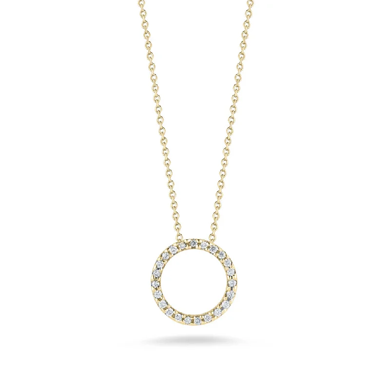 Roberto Coin Circle Pendant with Diamonds 001258AYCHX0