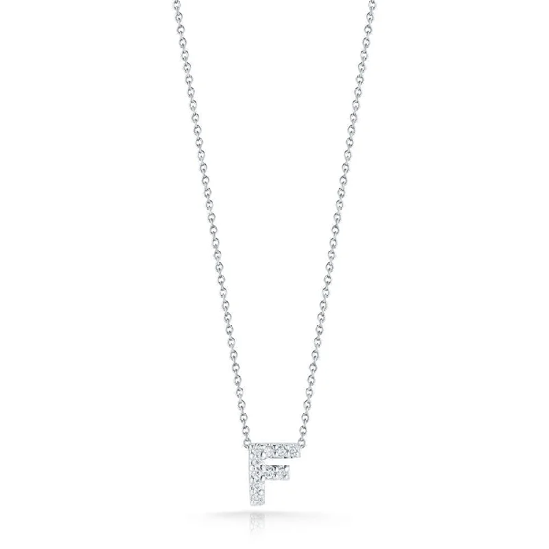 Roberto Coin Love Letter "F" Necklace